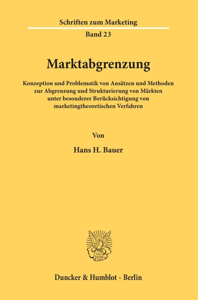 Marktabgrenzung. main product photo
