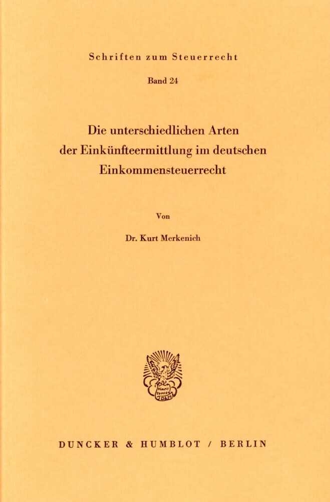 Die unterschiedlichen Arten der Einkünfteermittlung im deutschen Einkommensteuerrecht. main product photo