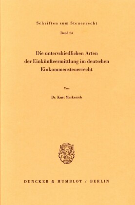 Die unterschiedlichen Arten der Einkünfteermittlung im deutschen Einkommensteuerrecht.