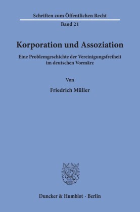 Korporation und Assoziation.