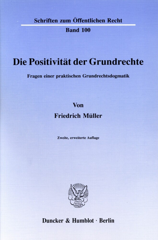 Die Positivität der Grundrechte. main product photo