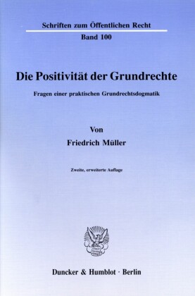 Die Positivität der Grundrechte.