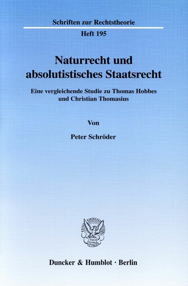 Naturrecht und absolutistisches Staatsrecht. main product photo