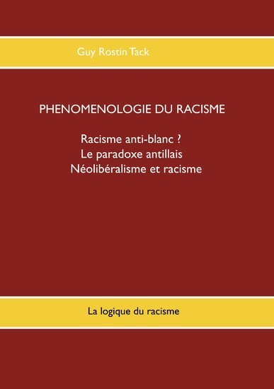 Phénoménologie du racisme main product photo