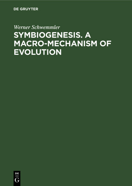 Symbiogenesis. A Macro-Mechanism of Evolution main product photo