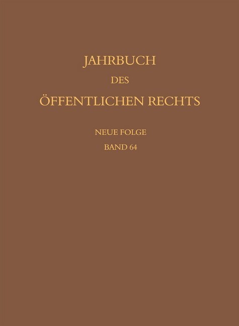 Jahrbuch des öffentlichen Rechts der Gegenwart. Neue Folge main product photo