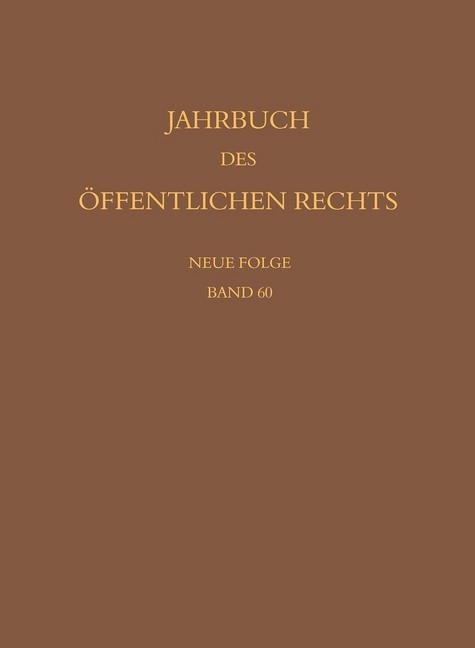 Jahrbuch des öffentlichen Rechts der Gegenwart. Neue Folge main product photo