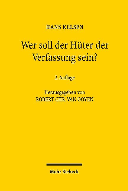 Wer soll der Hüter der Verfassung sein? main product photo
