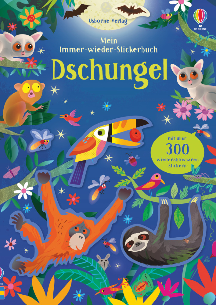 Mein Immer-wieder-Stickerbuch: Dschungel main product photo