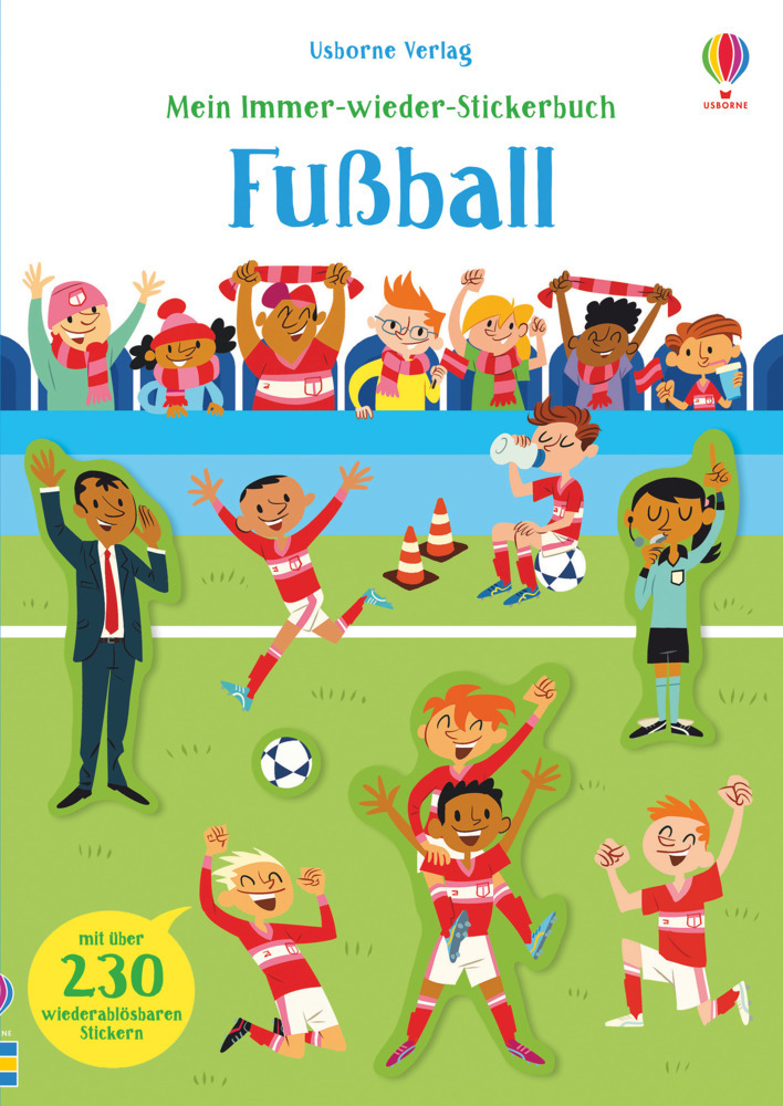 Mein Immer-wieder-Stickerbuch: Fußball main product photo