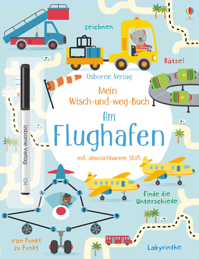 Mein Wisch-und-weg-Buch: Am Flughafen main product photo