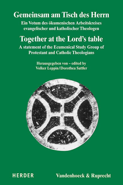 Gemeinsam am Tisch des Herrn / Together at the Lord's table main product photo