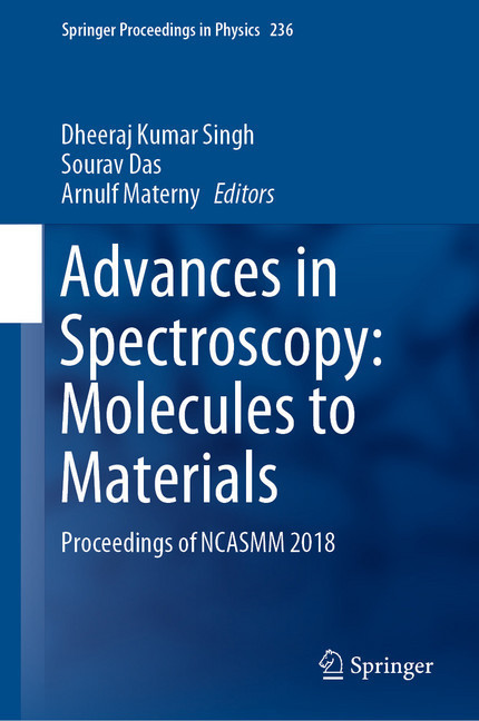 Advances in Spectroscopy: Molecules to Materials main product photo