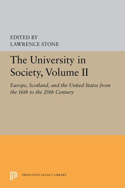 The University in Society, Volume II main product photo