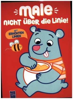 Male nicht über die Linie - Rot