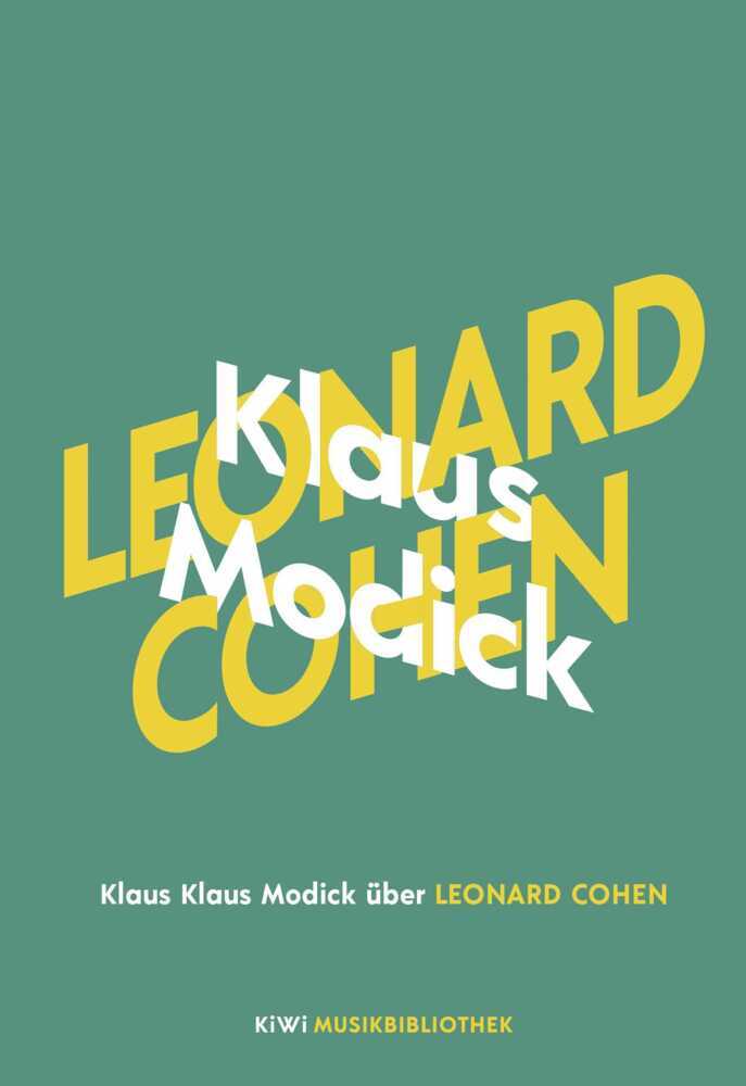 Klaus Modick über Leonard Cohen main product photo