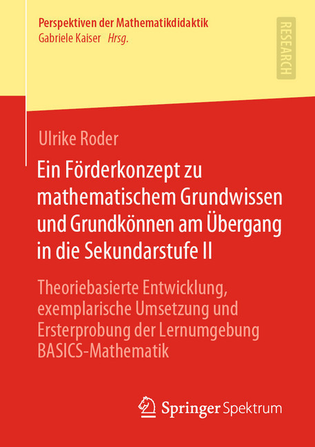 Ein Förderkonzept zu mathematischem Grundwissen und Grundkönnen am Übergang in die Sekundarstufe II main product photo