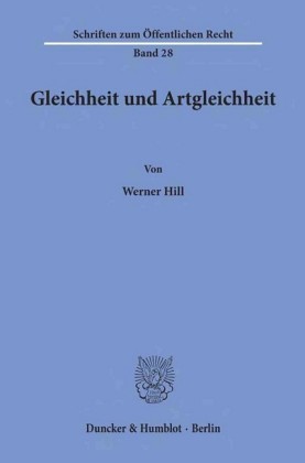Gleichheit und Artgleichheit.