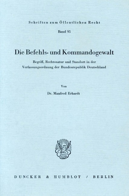 Die Befehls- und Kommandogewalt. main product photo