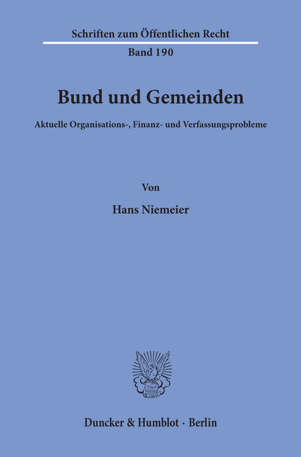 Bund und Gemeinden. main product photo