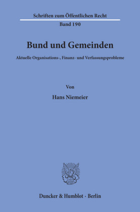 Bund und Gemeinden.
