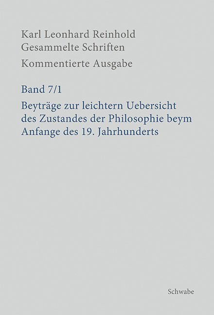 Beyträge zur leichtern Uebersicht des Zustandes der Philosophie beym Anfange des 19. Jahrhunderts, 2 Teile main product photo