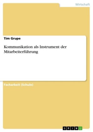 Kommunikation als Instrument der Mitarbeiterführung