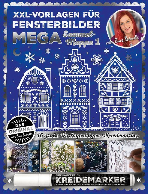 XXL Vorlagen für Fensterbilder, Mega Sammelmappe 1 von Bine Brändle main product photo