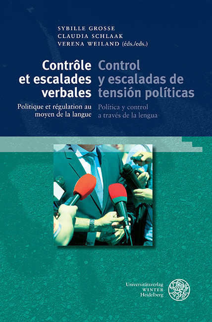 Contrôle et escalades verbales / Control y escaladas de tensión políticas main product photo