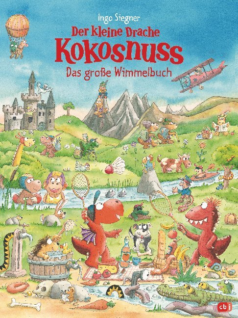 Der kleine Drache Kokosnuss - Das große Wimmelbuch main product photo