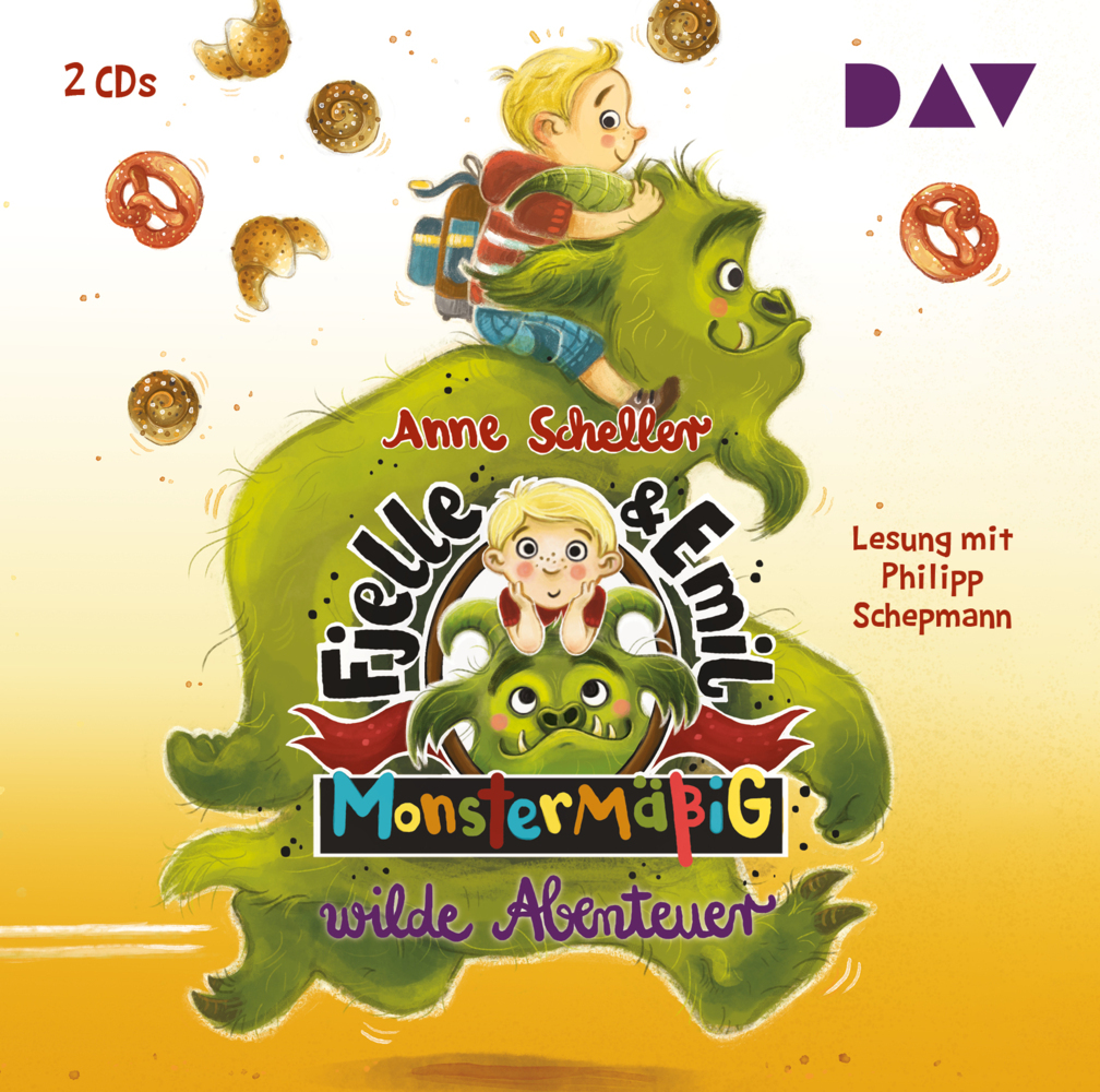 Fjelle und Emil - Monstermäßig wilde Abenteuer, 2 Audio-CD main product photo