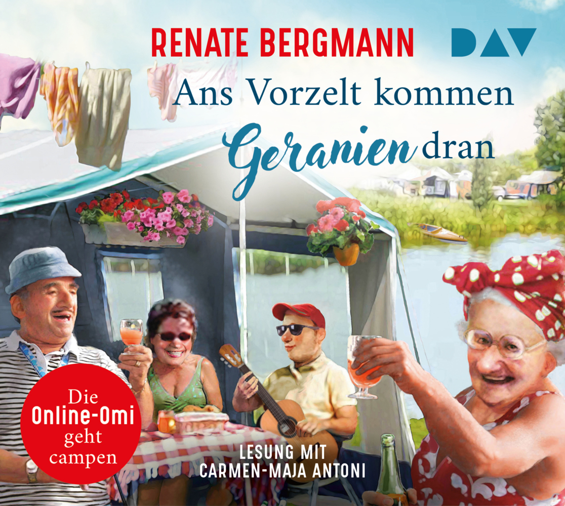 Ans Vorzelt kommen Geranien dran. Die Online-Omi geht campen, 4 Audio-CD main product photo