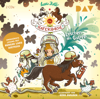 Die Haferhorde - Löschen im Galopp, 2 Audio-CD