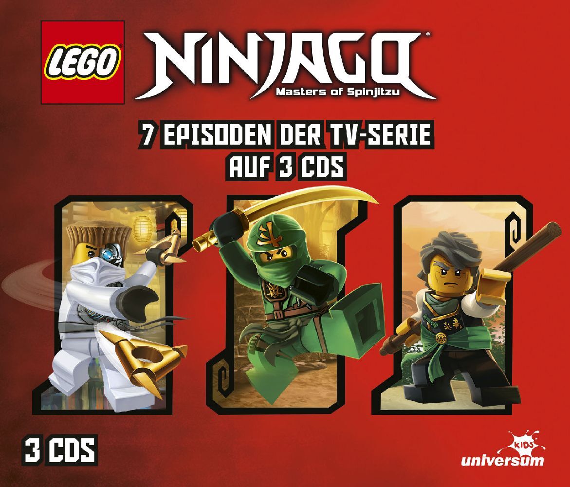 LEGO Ninjago Hörspielbox. Box.5, 3 Audio-CD main product photo