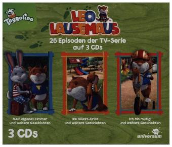 Leo Lausemaus Hörspielbox. Box.3, 3 Audio-CD