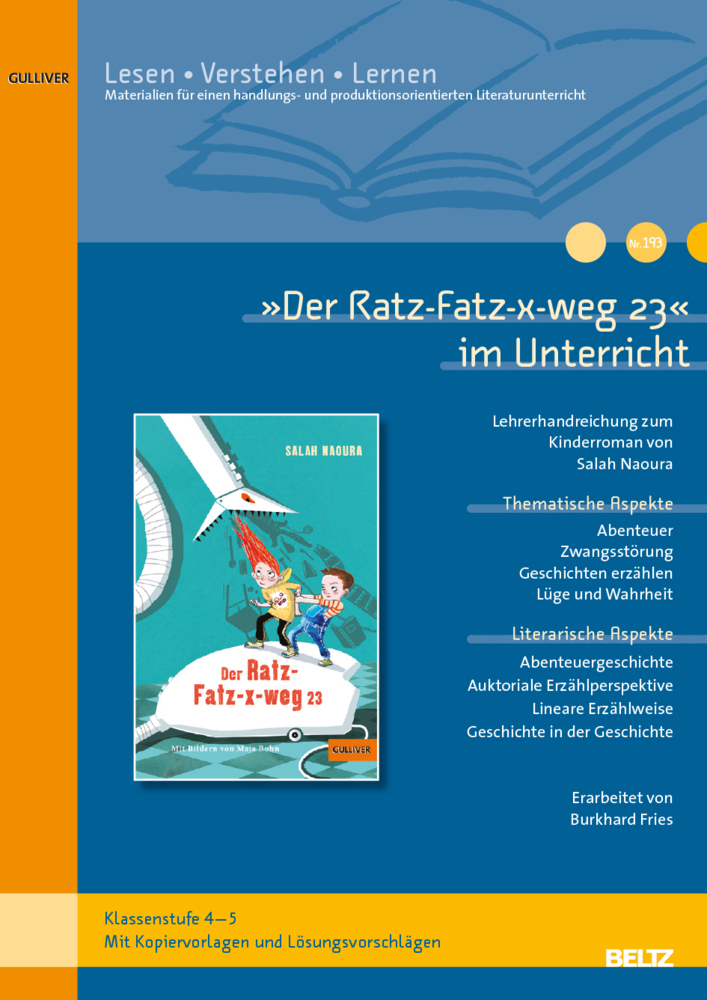 "Der Ratz-Fatz-x-weg 23" im Unterricht main product photo