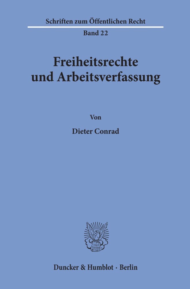 Freiheitsrechte und Arbeitsverfassung. main product photo