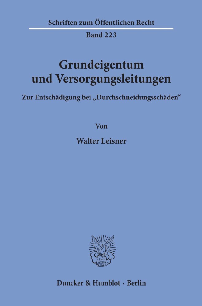 Grundeigentum und Versorgungsleitungen. main product photo