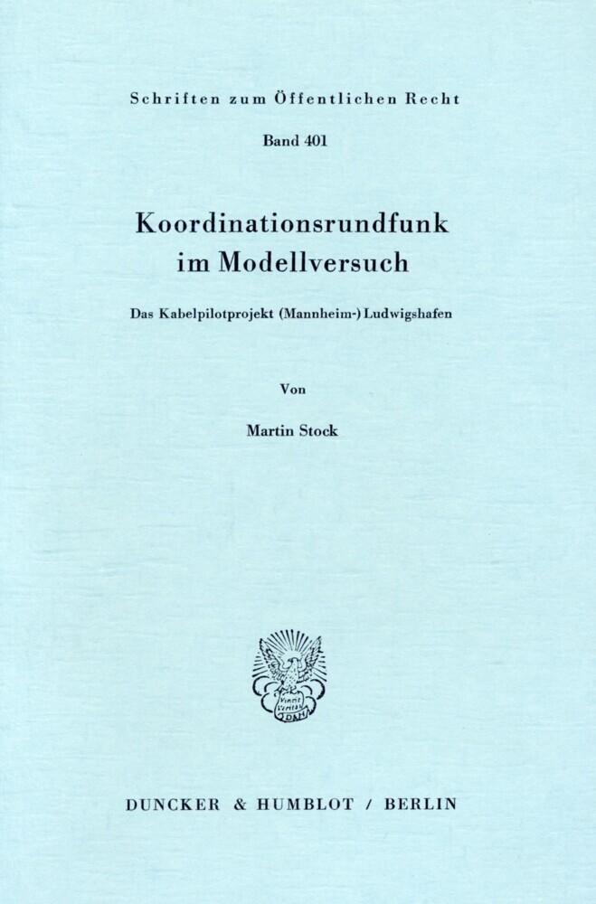 Koordinationsrundfunk im Modellversuch. main product photo