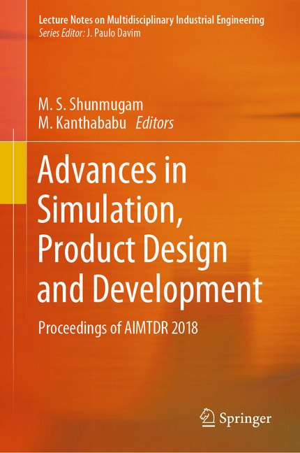 Advances in Simulation, Product Design and Development main product photo
