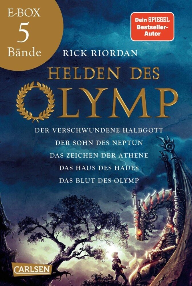 Helden des Olymp: Drachen, griechische Götter und römische Mythen - Band 1-5 der Fantasy-Reihe in einer E-Box! main product photo