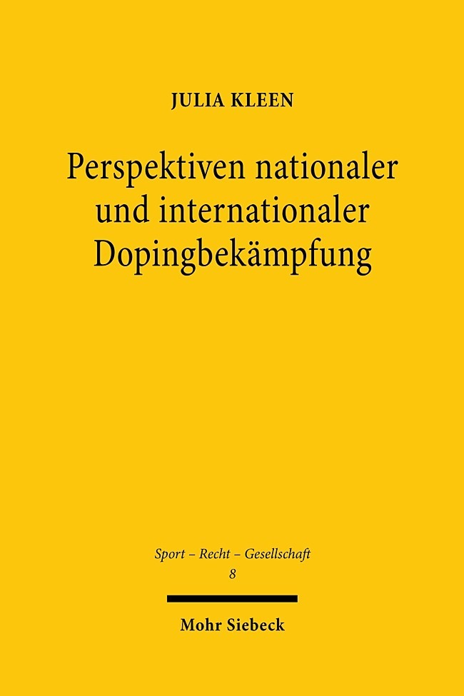 Perspektiven nationaler und internationaler Dopingbekämpfung main product photo