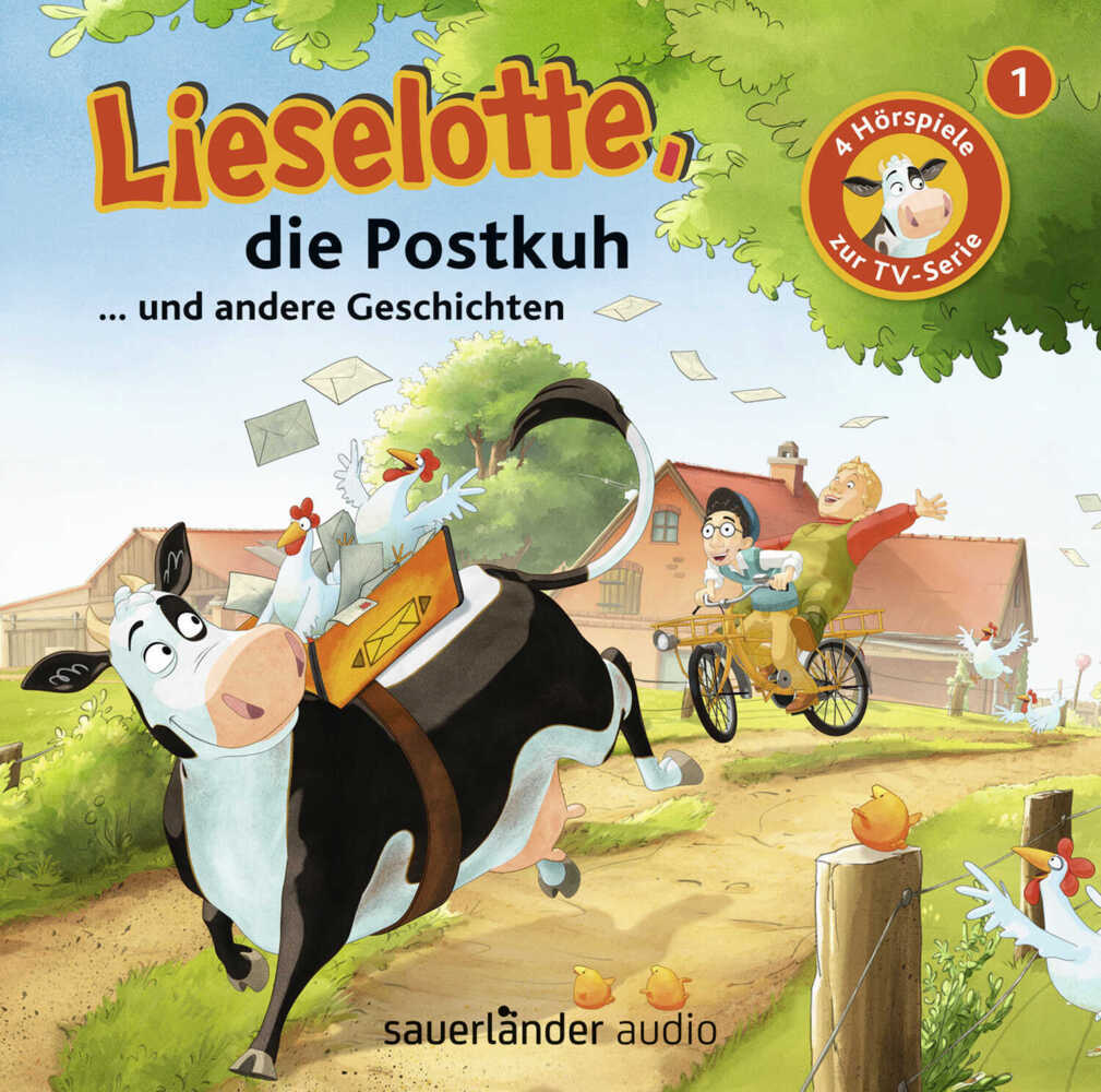 Lieselotte die Postkuh, 1 Audio-CD main product photo