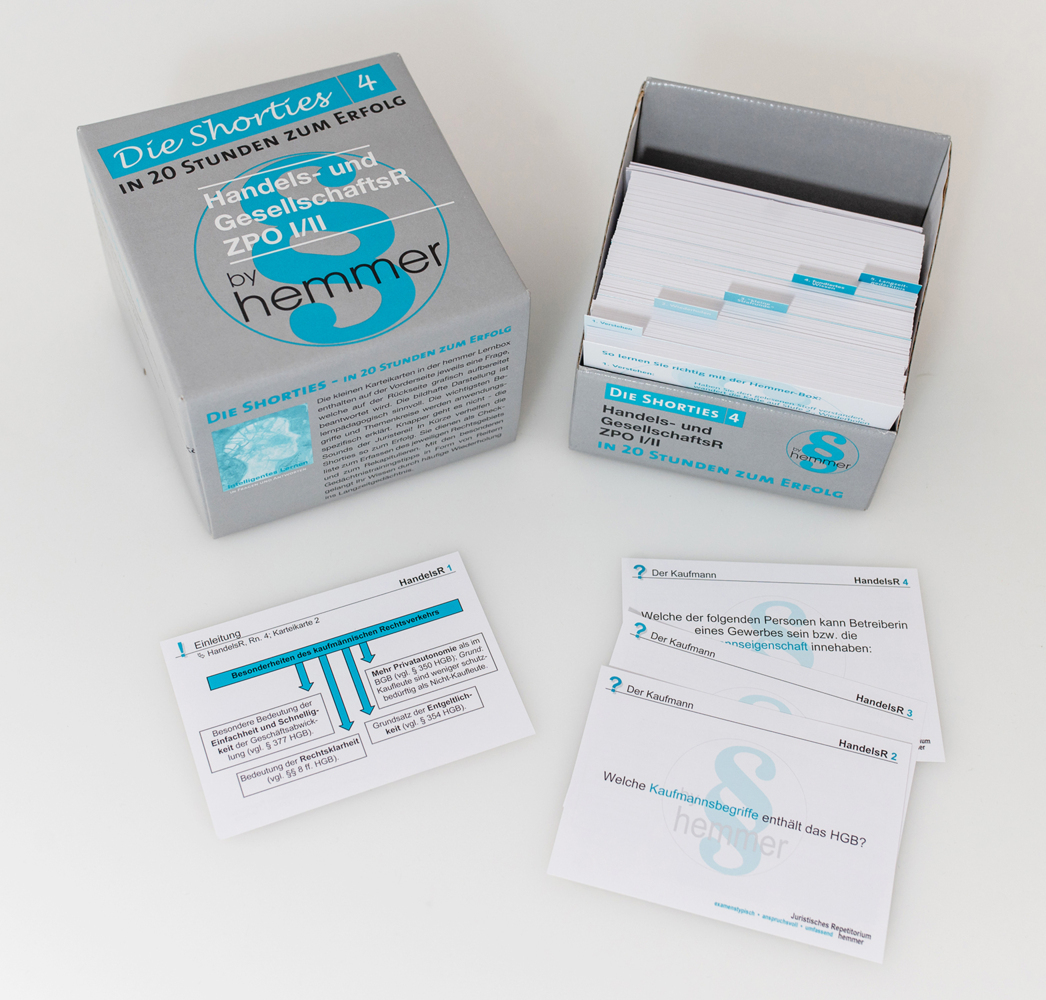 ZPO I/II Handels- und GesellschaftsR, Lernkarten main product photo