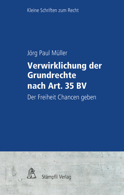Verwirklichung der Grundrechte nach Art. 35 BV main product photo