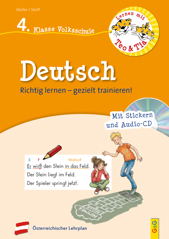 Lernen mit Teo und Tia Deutsch - 4. Klasse Volksschule, m. Audio-CD main product photo