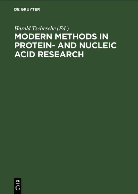 Modern Methods in Protein- and Nucleic Acid Research main product photo