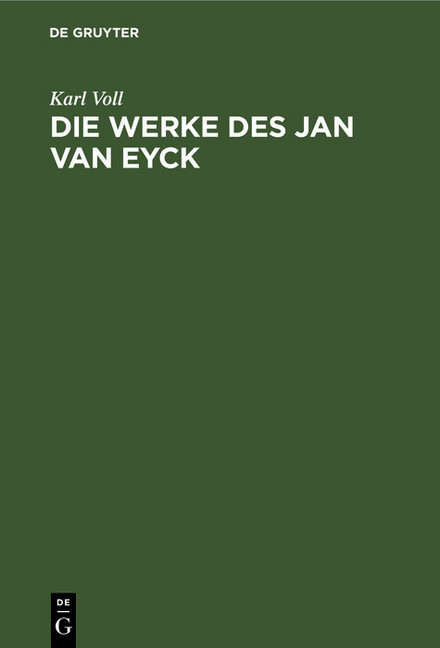 Die Werke des Jan van Eyck main product photo