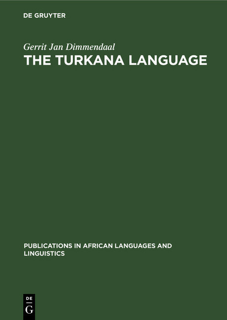 The Turkana Language main product photo