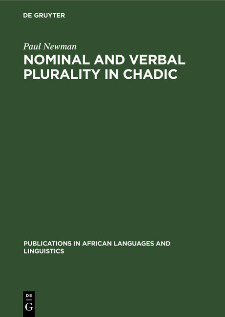 Nominal and Verbal Plurality in Chadic main product photo